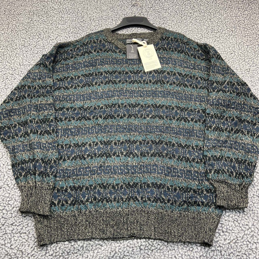Vintage David Taylor Sweater‎ Men XLT Tall Urban Renewal Long Sleeve New